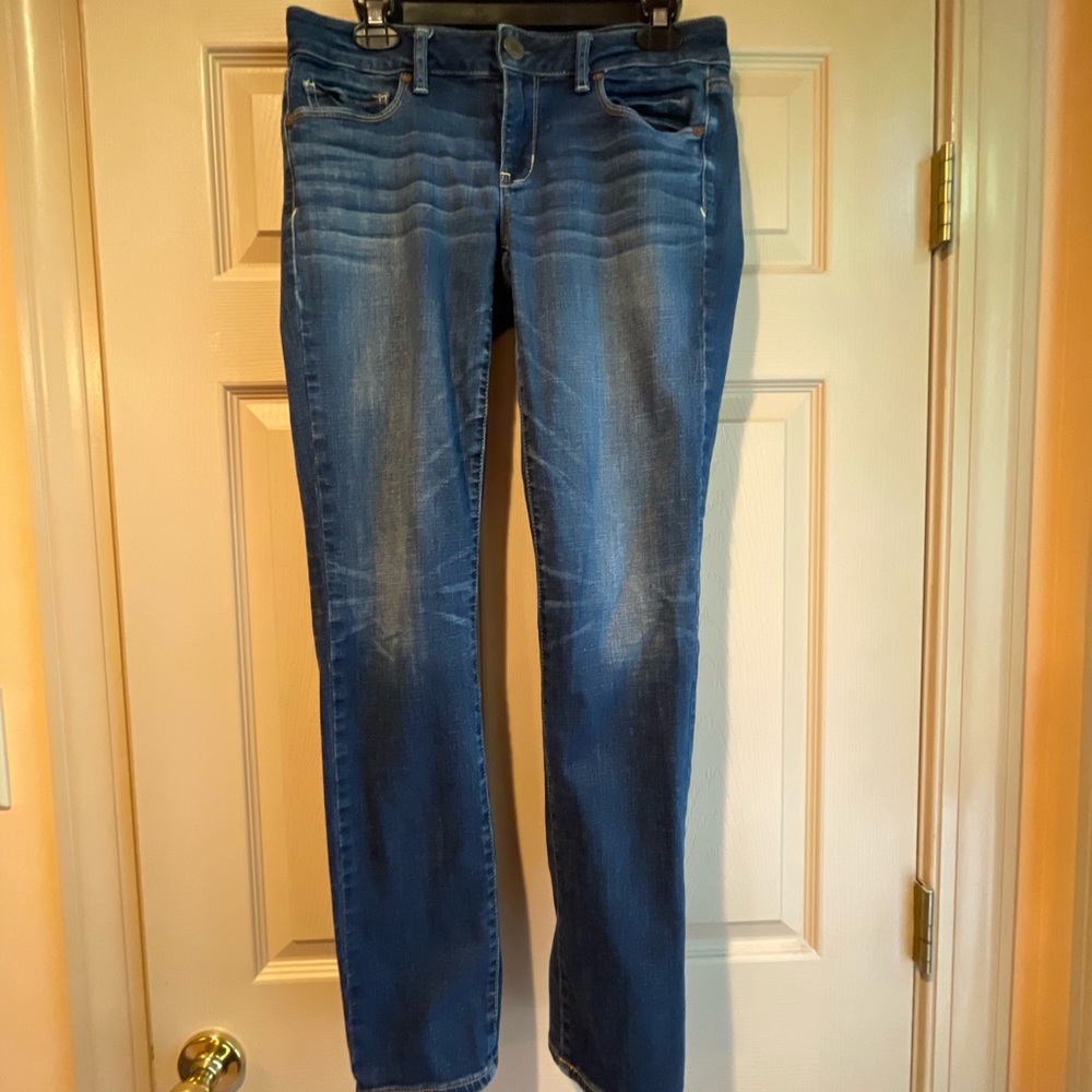 American Eagle Outfitters Women's Super Stretch Skinny Blue Jeans, Size 8